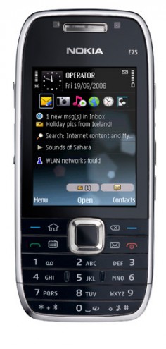 Nokia E75 photo