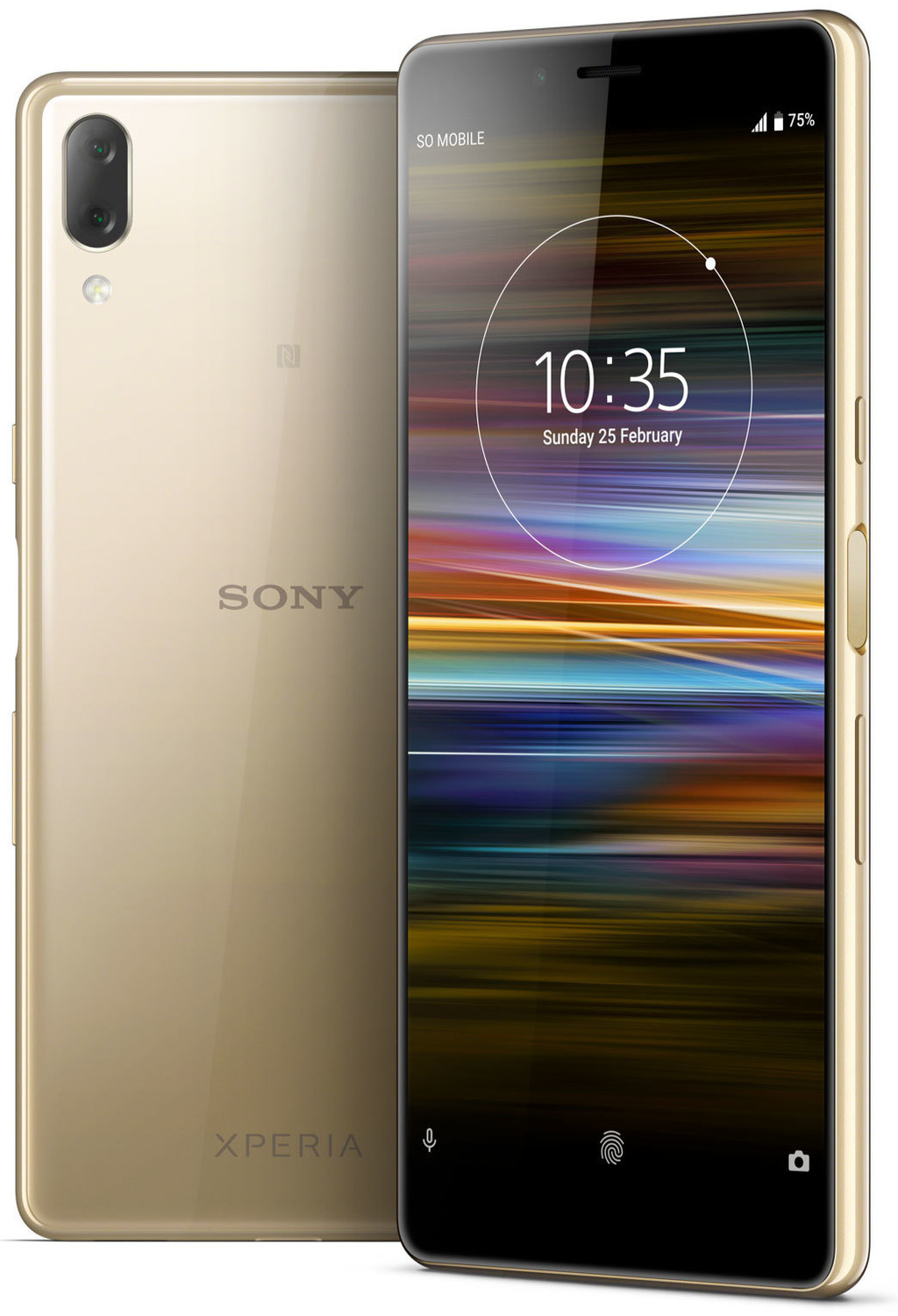 Custodia Magnetica In Pelle Per Sony Xperia L3 (I3312, I3322, I4312, I4332) – Con Slot Per Carte E Supporto, Marrone