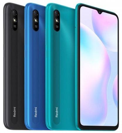 Custodia Per Redmi 9A E 9i – Copertina Morbida TPU Sfumata, Ultra Sottile E Antishock, Colori Blu E Rosa