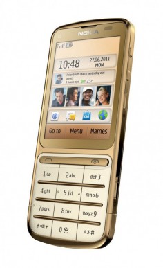 Nokia C3-01 Gold Edition fotoğraf
