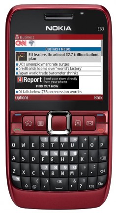 Nokia E63 US version photo